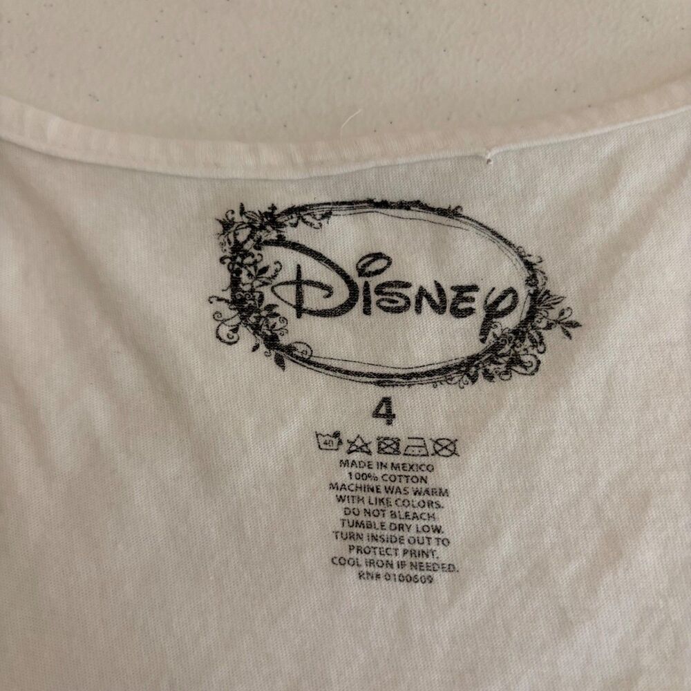 Disney Little Mermaid Tank Top Women's 4X White Sleeveless Ariel Shirt - Picture 6 of 7
